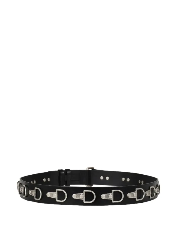 ★韓国大人気【THUG CLUB】Full l Leather Belt THUG CLUB Leather Belt | Black | FARFETCH