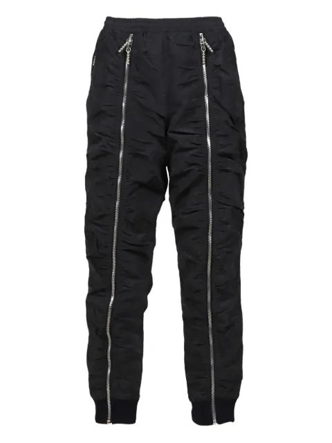 THUG CLUB decorative-zip trousers