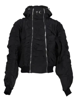Who Decides War ドレープ ボンバージャケット | ブラック | FARFETCH JP