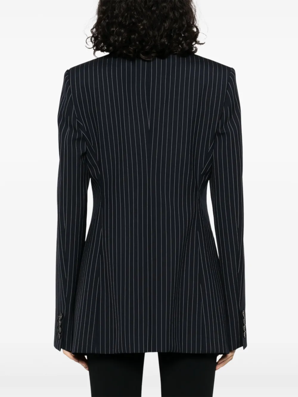 Stella McCartney Blazer met krijtstreep Blauw