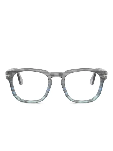 Persol lentes con armazón cuadrada y motivo de rayas