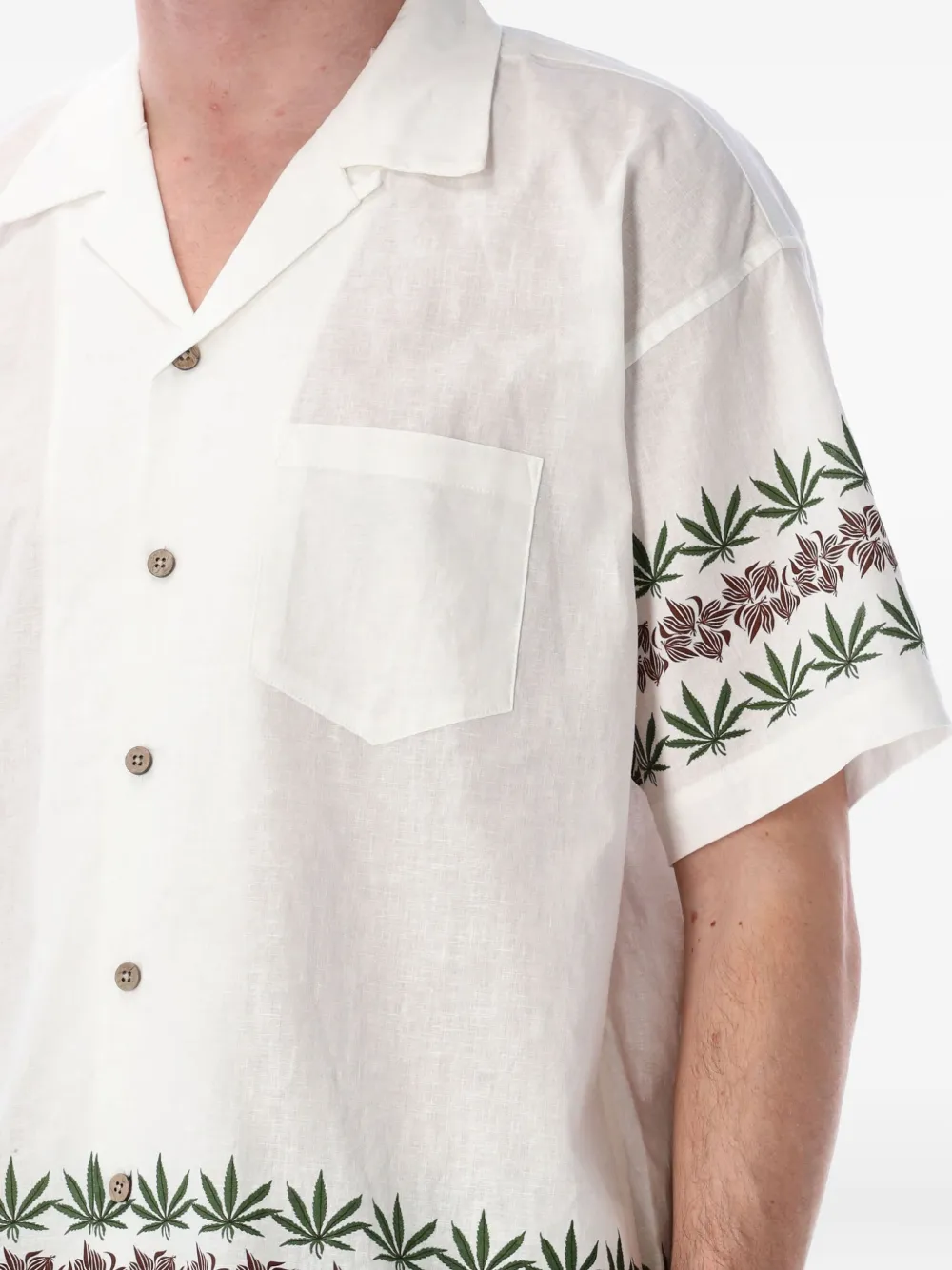 MANASTASH Camicia a maniche corte con ricamo a fiori | Camicie | Image 3