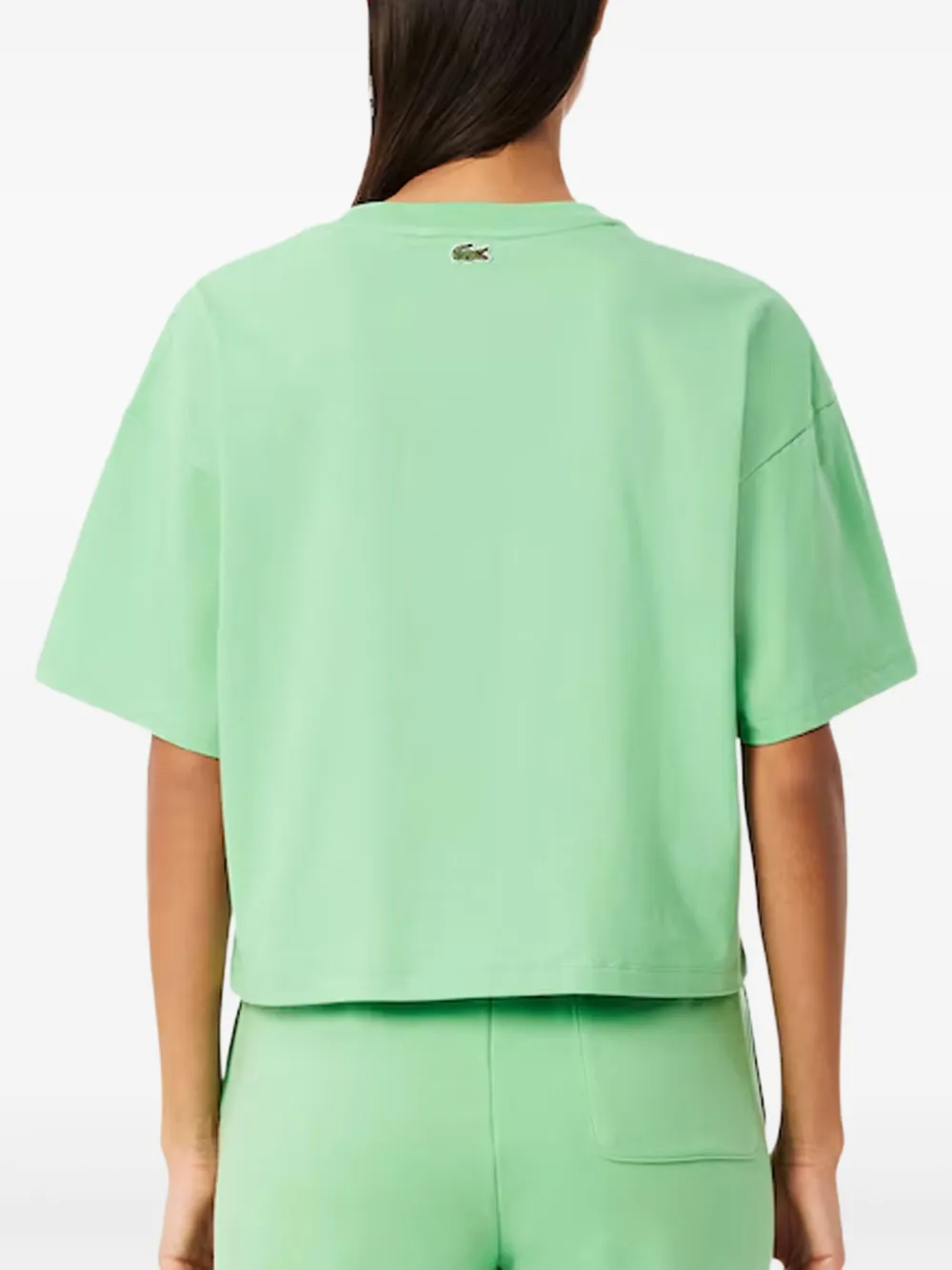 Lacoste Katoenen T-shirt Groen