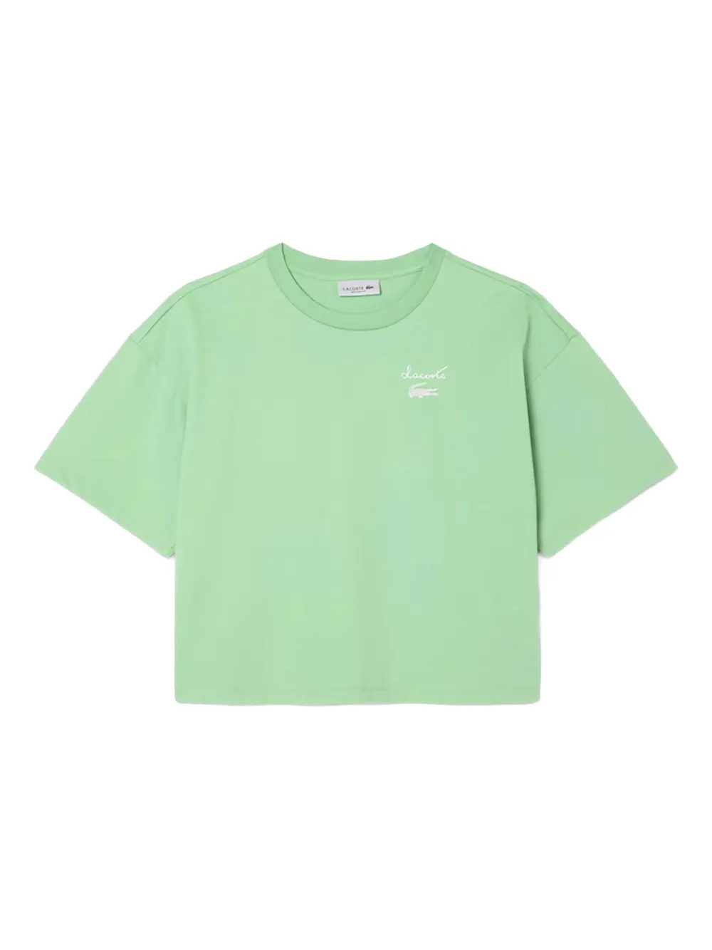Lacoste Katoenen T-shirt Groen
