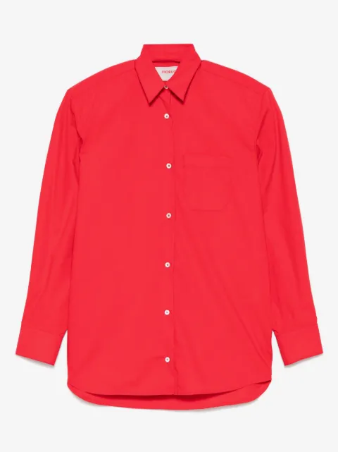 Fiorucci Camisa com ombreiras e bordado