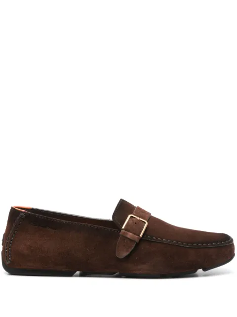 Santoni mocasines de gamuza