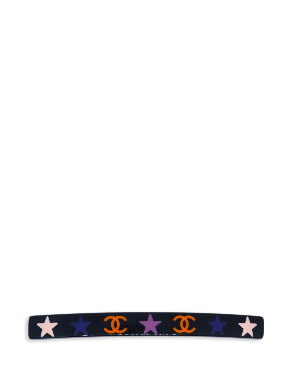 CHANEL Pre-Owned 2003 printed hair clip | Black | Image 1