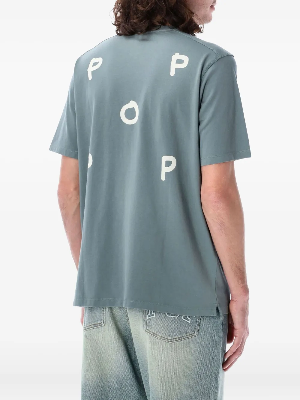 Pop Trading Company cotton T-shirt - Blauw