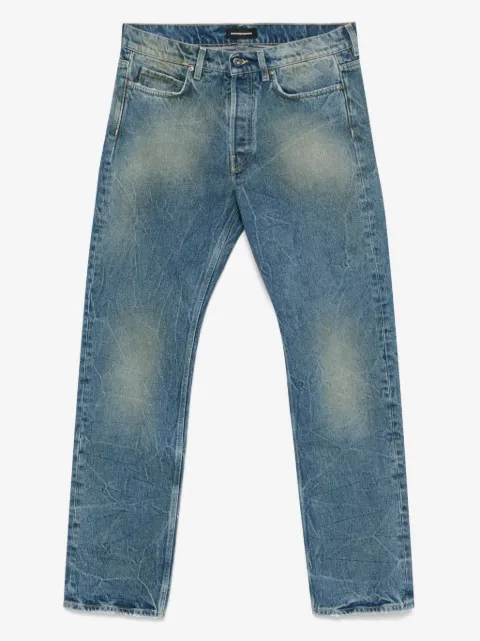 Salvatore Santoro logo-patch jeans