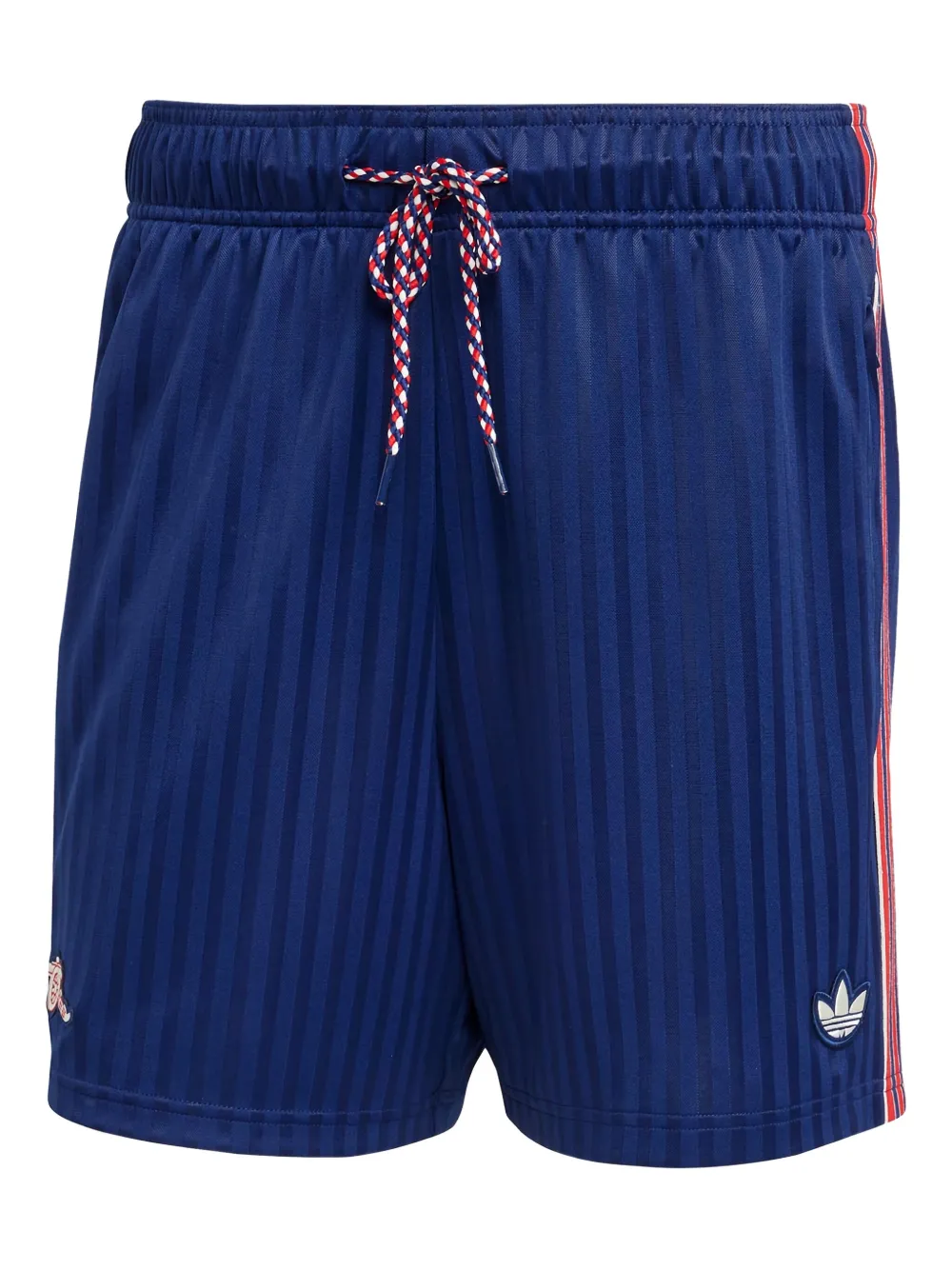 pinstripe arsenal sports shorts