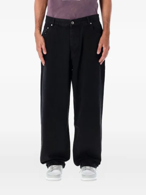 Pop Trading Company jeans med broderet logo