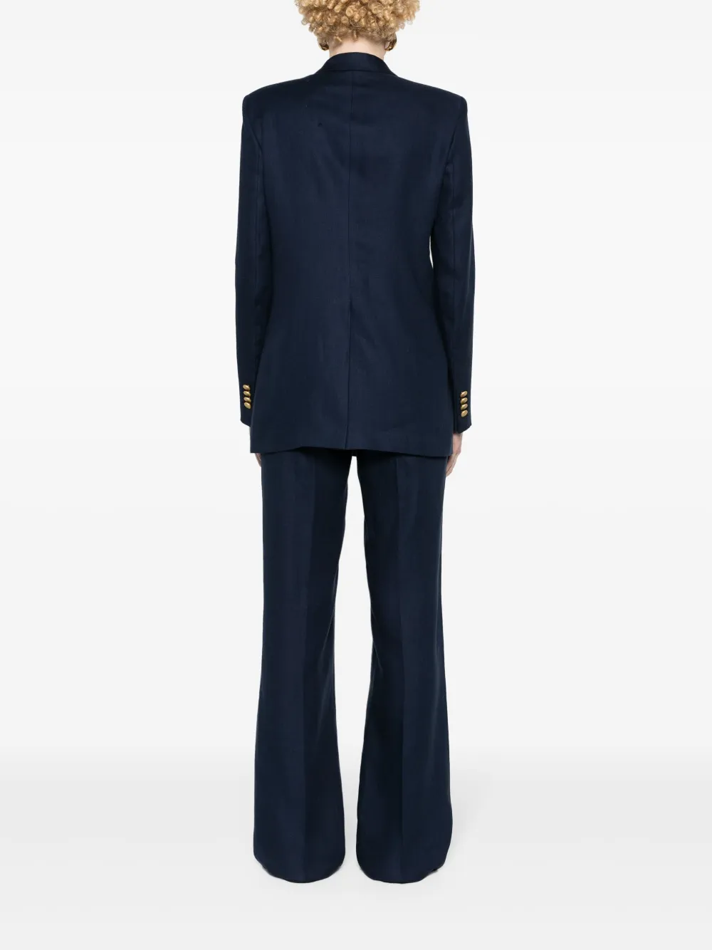 Tagliatore Pak met dubbele rij knopen Blauw