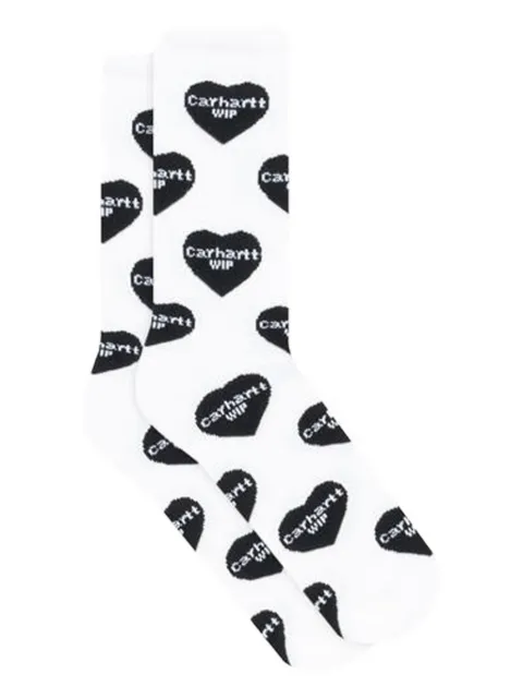 Carhartt WIP calcetines con estampado de corazones