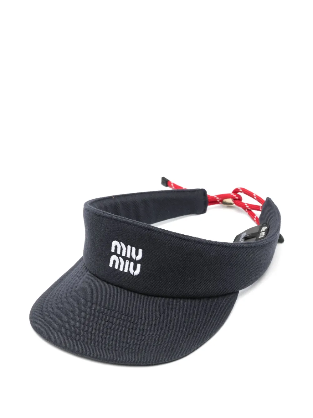 Miu Miu Visiera denim - Blu