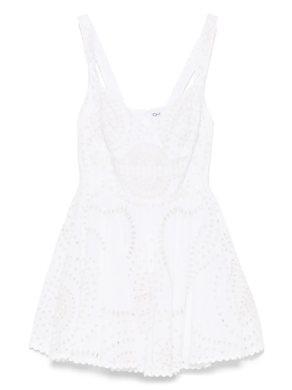 Charo Ruiz Ibiza Birdie midi-jurk Wit