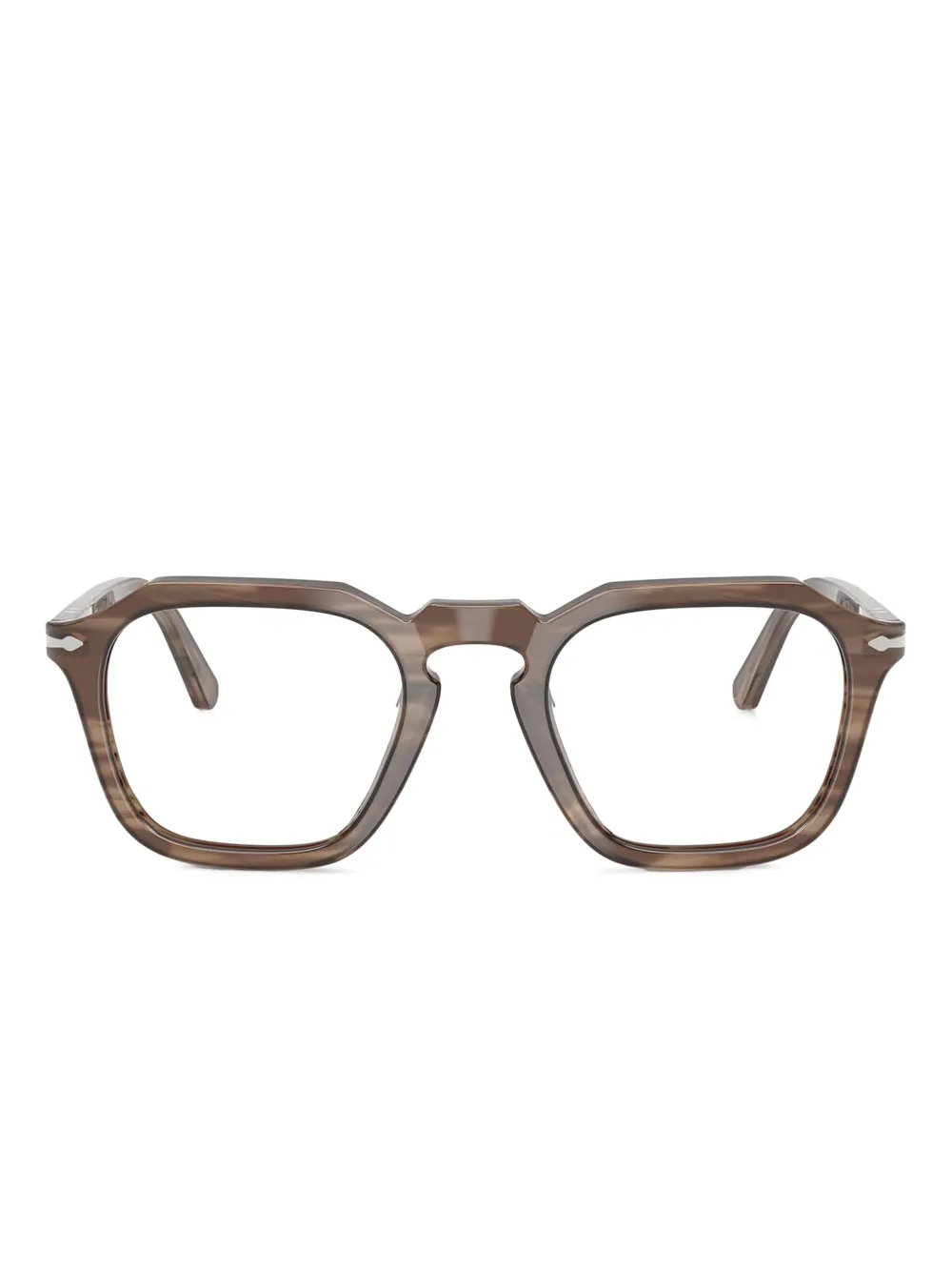 Persol lentes con armazón rectangular | marrón | Image 1