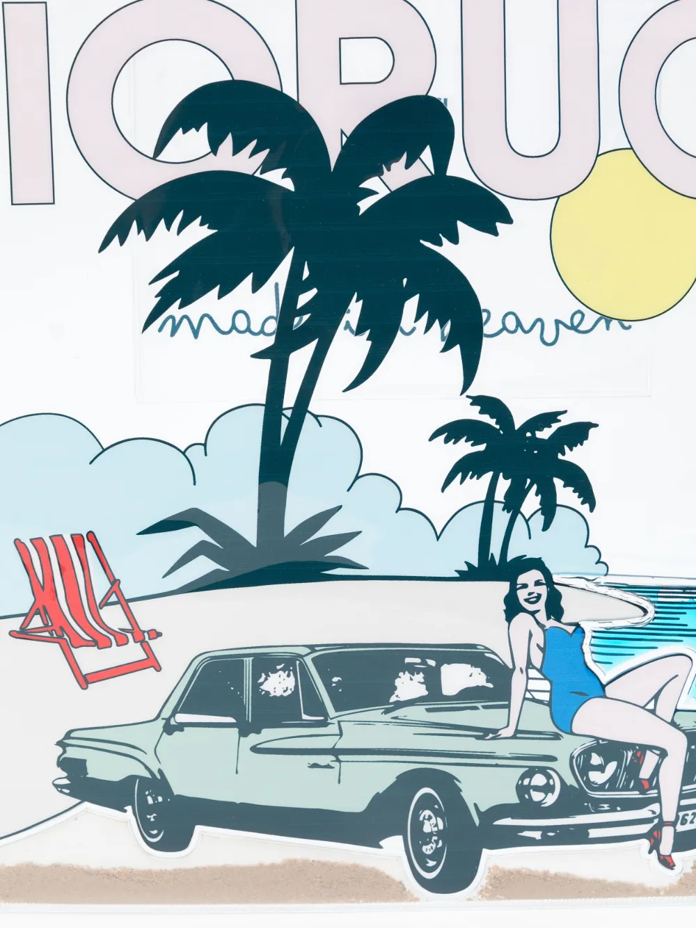 Fiorucci Shopper met logoprint Wit