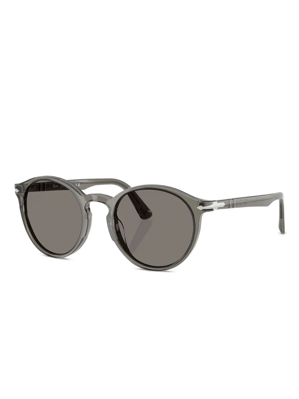 Persol Zonnebril met rond montuur Grijs