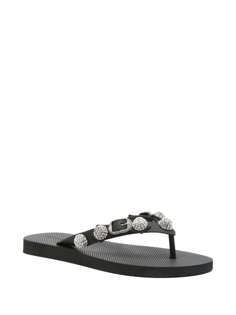 Balenciaga Cagole Thong flip flops - Zwart