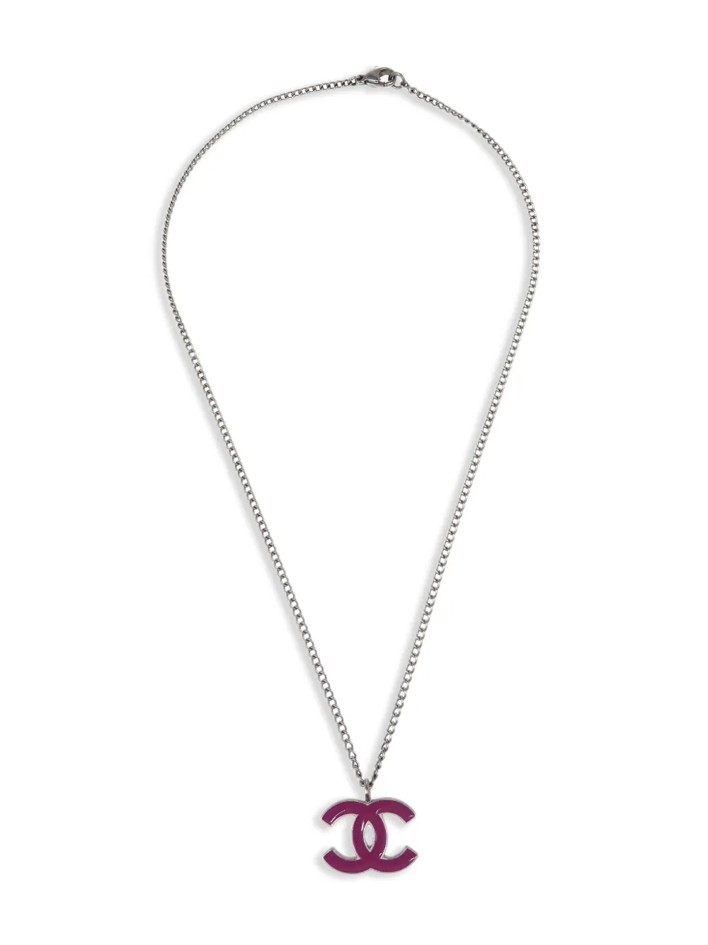 2004 Interlocking CC pendant necklace