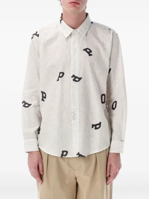 Pop Trading Company letter-print shirt
