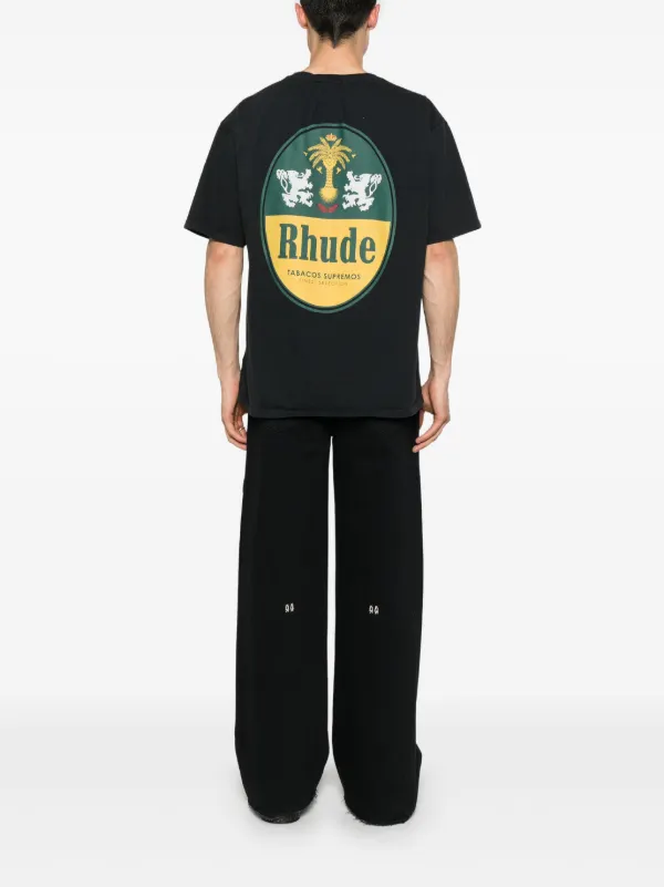 RHUDE Tabaco T-shirt | Black