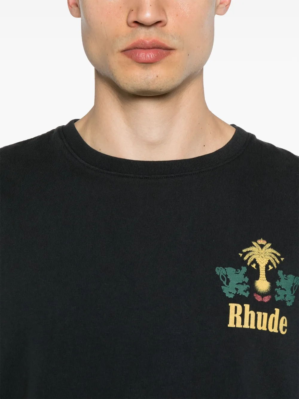 RHUDE T-shirt Tabaco | Abbigliamento | Image 4