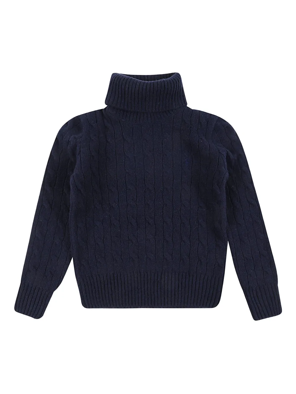 POLO RALPH LAUREN KIDS Kabelgebreide coltrui Blauw