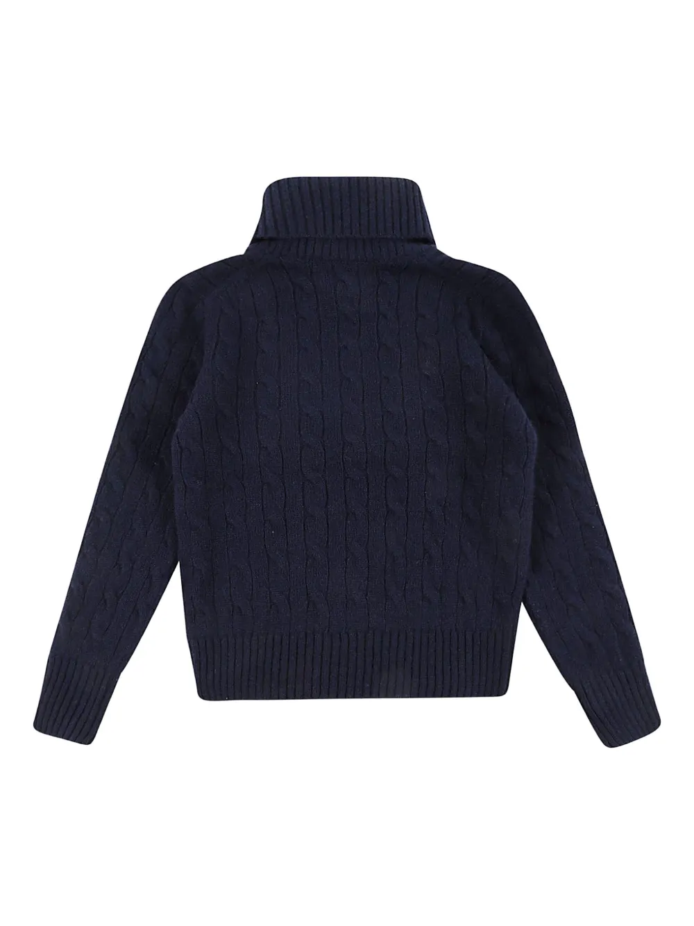 POLO RALPH LAUREN KIDS Kabelgebreide coltrui Blauw