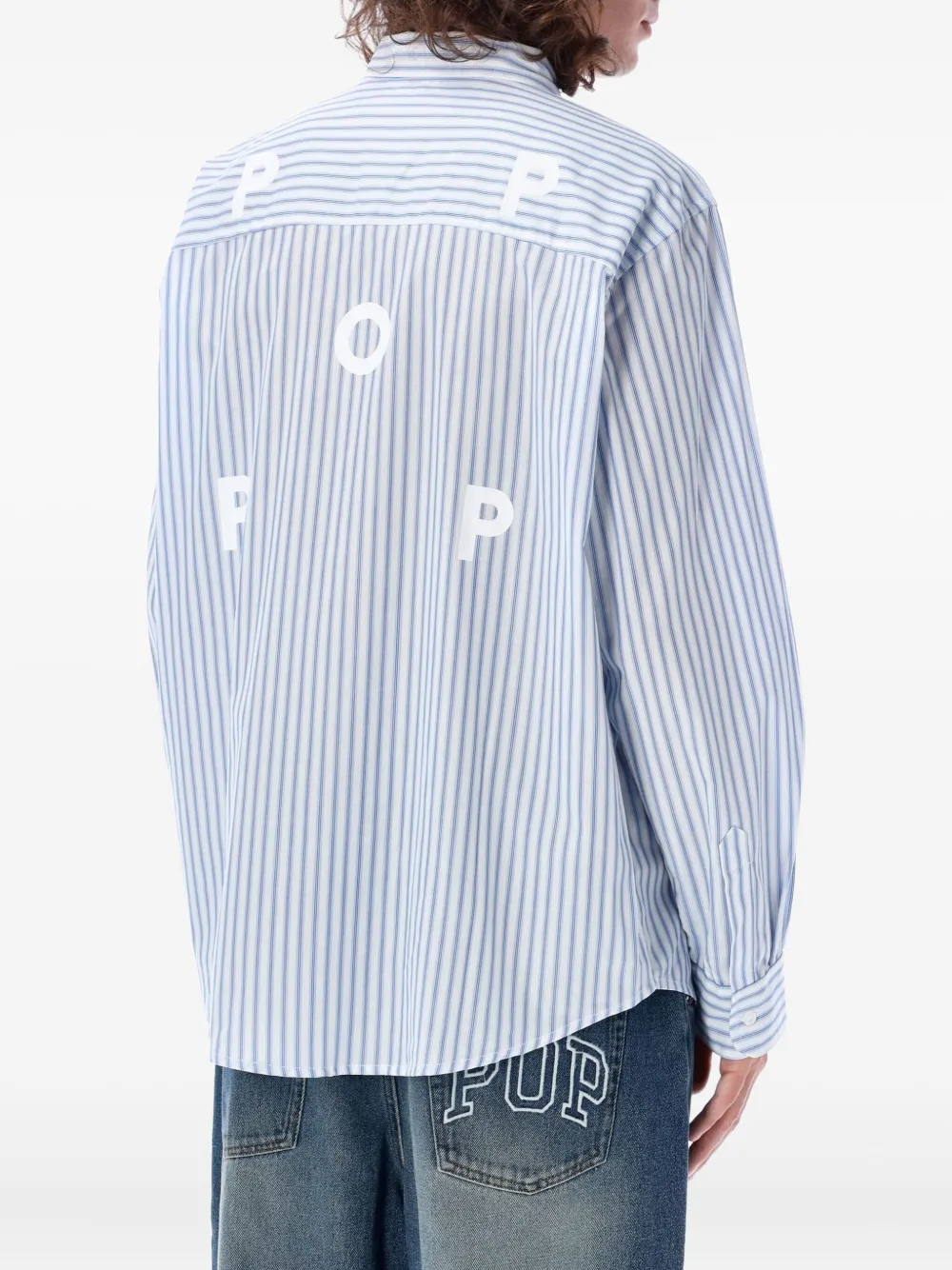 Pop Trading Company camisa con rayas estampadas | Image 2