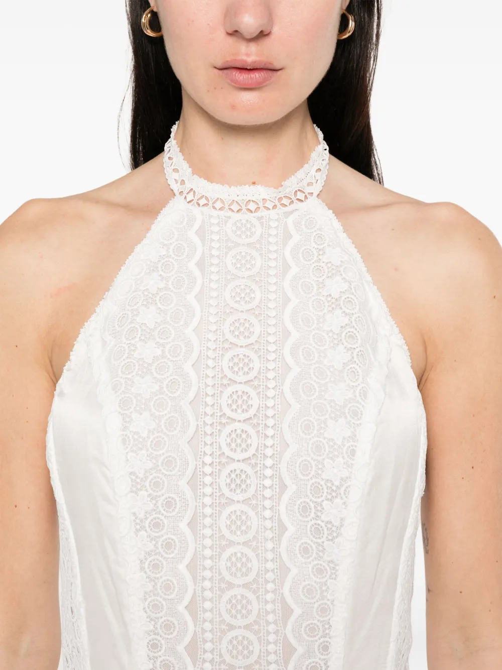 Charo Ruiz Ibiza Tarel maxi-jurk Wit