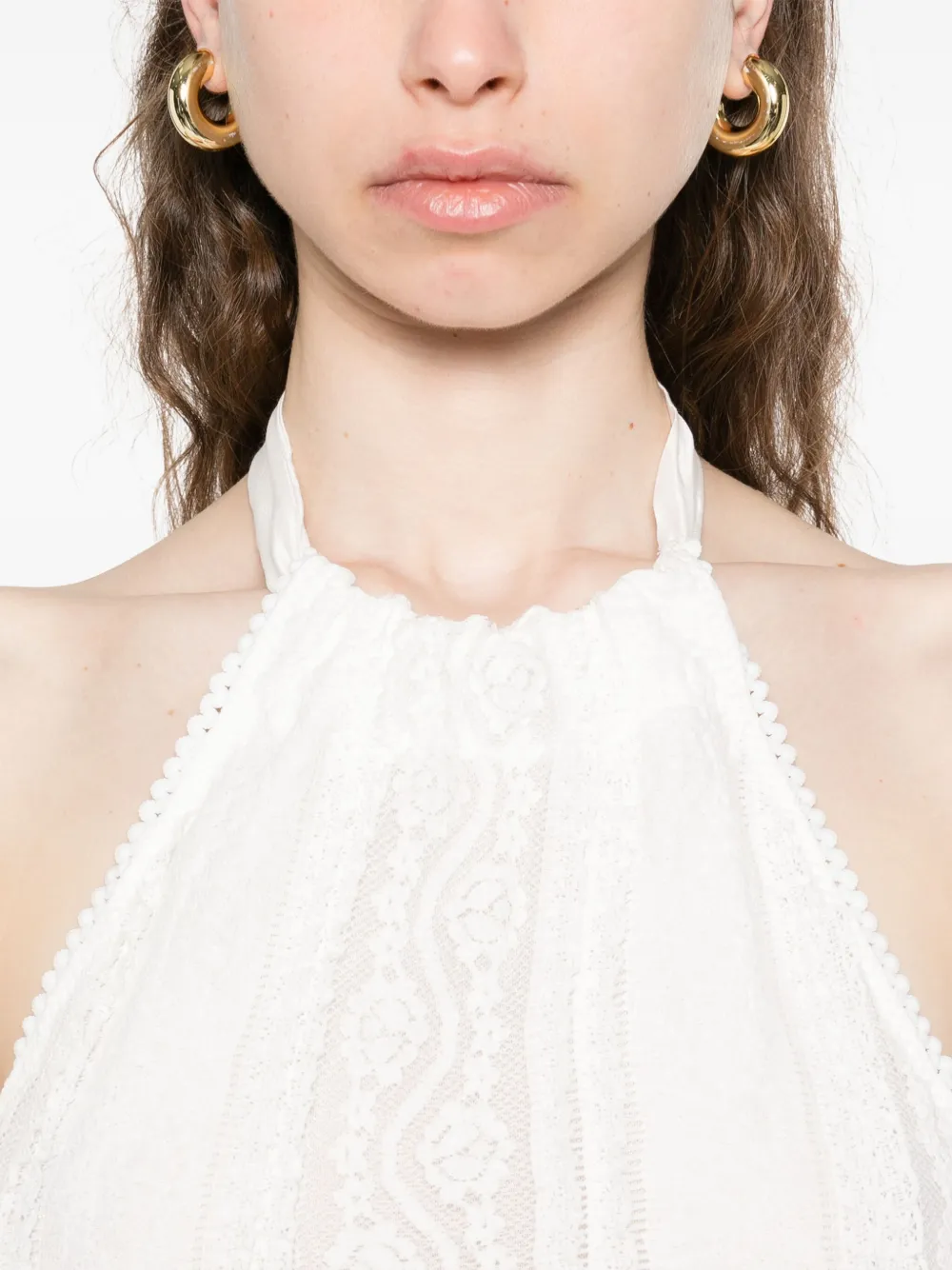 Charo Ruiz Ibiza Thea maxi-jurk Wit
