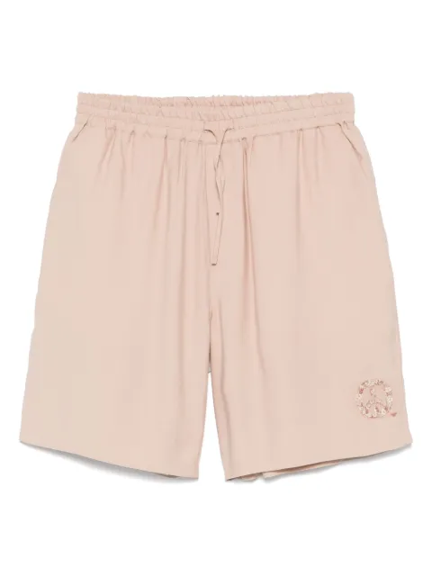 Emporio Armani peace sign-motif shorts