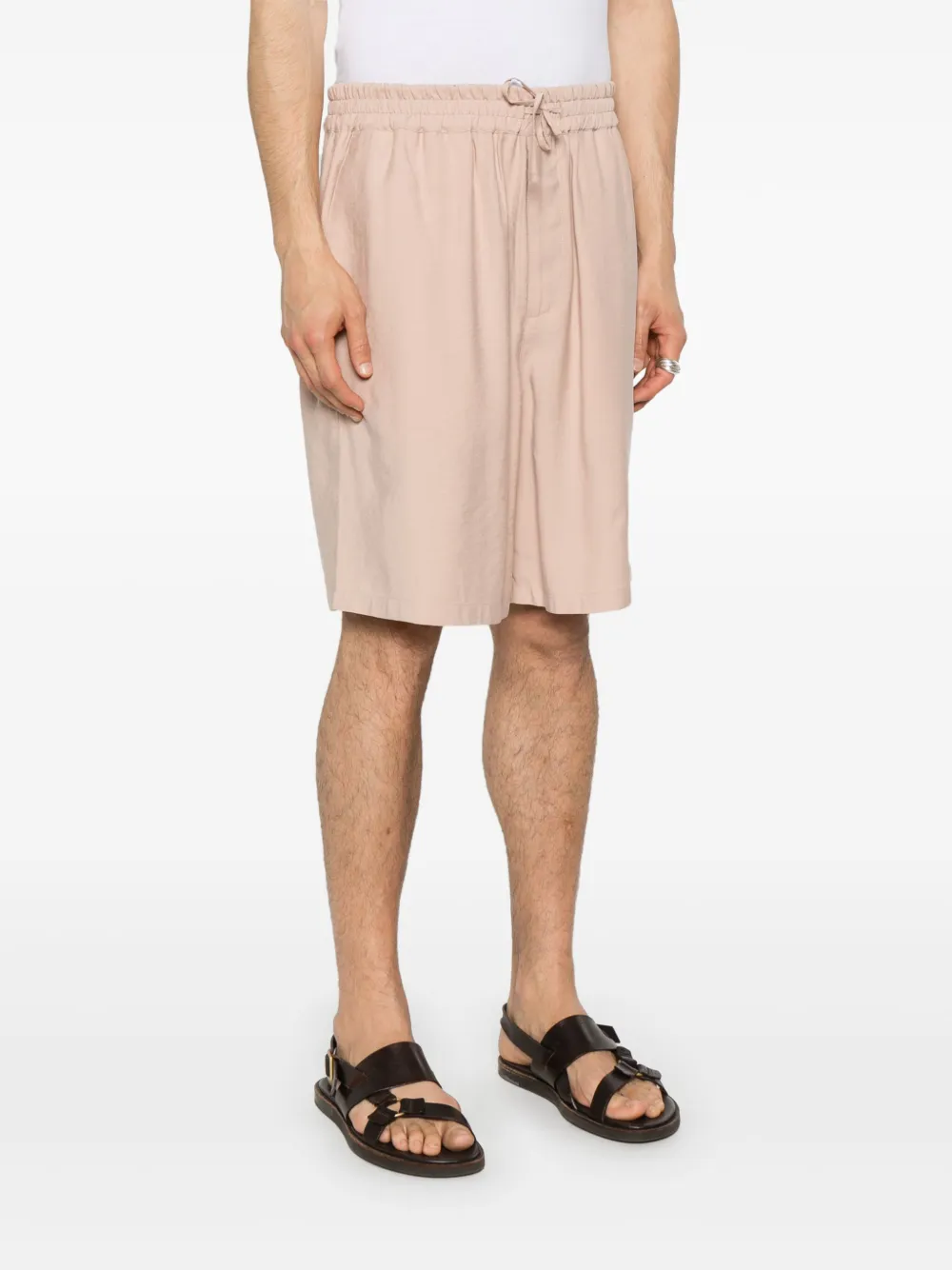 Emporio Armani Shorts met patroon Beige
