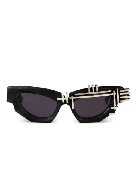 Kuboraum metallic-appliqué sunglasses 