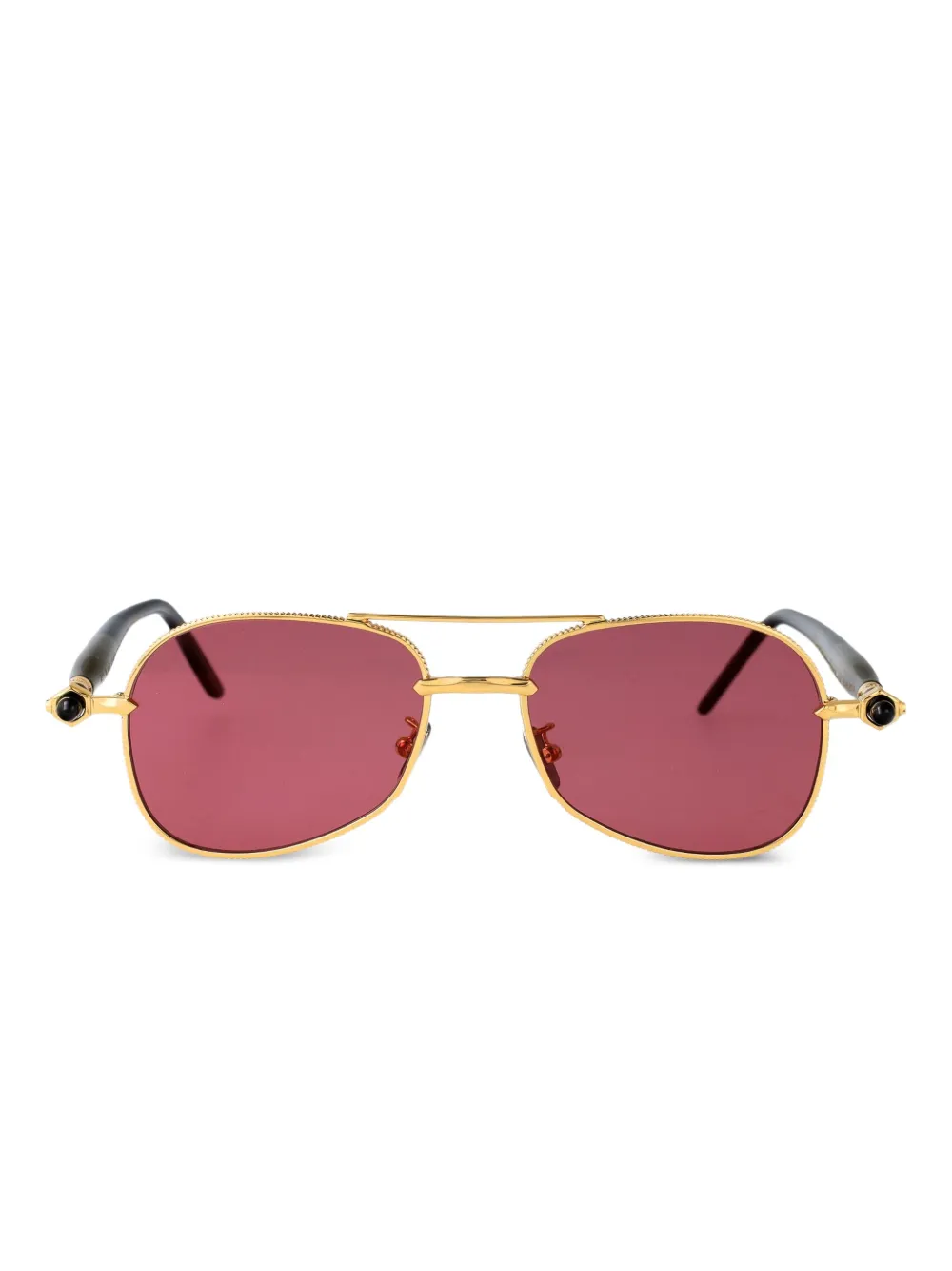 Kuboraum P75 sunglasses – Gold