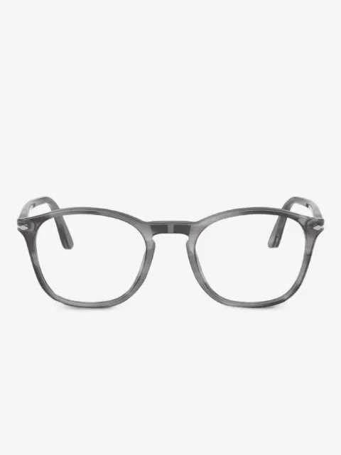 Persol striped acetate glasses