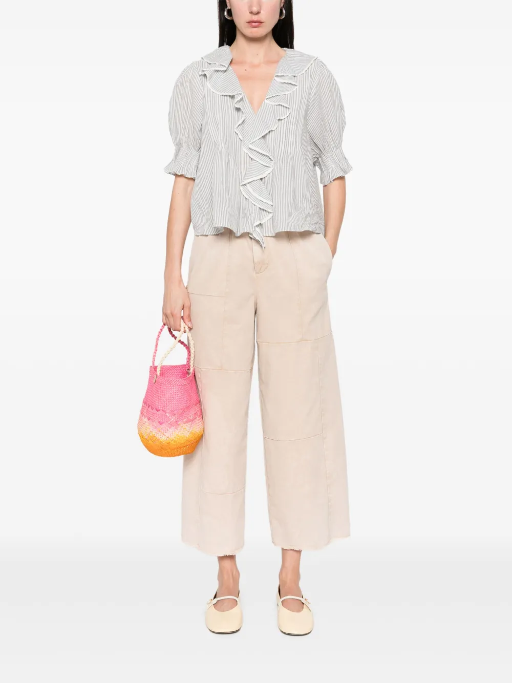 White Sand Carol broek - Beige
