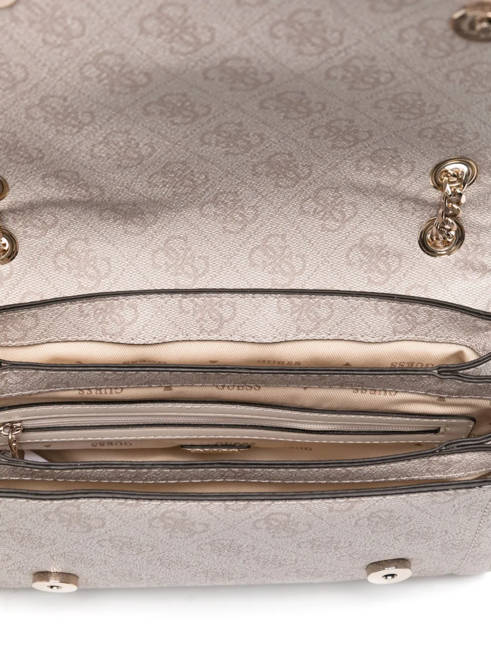 GUESS USA Noelle schoudertas Grijs