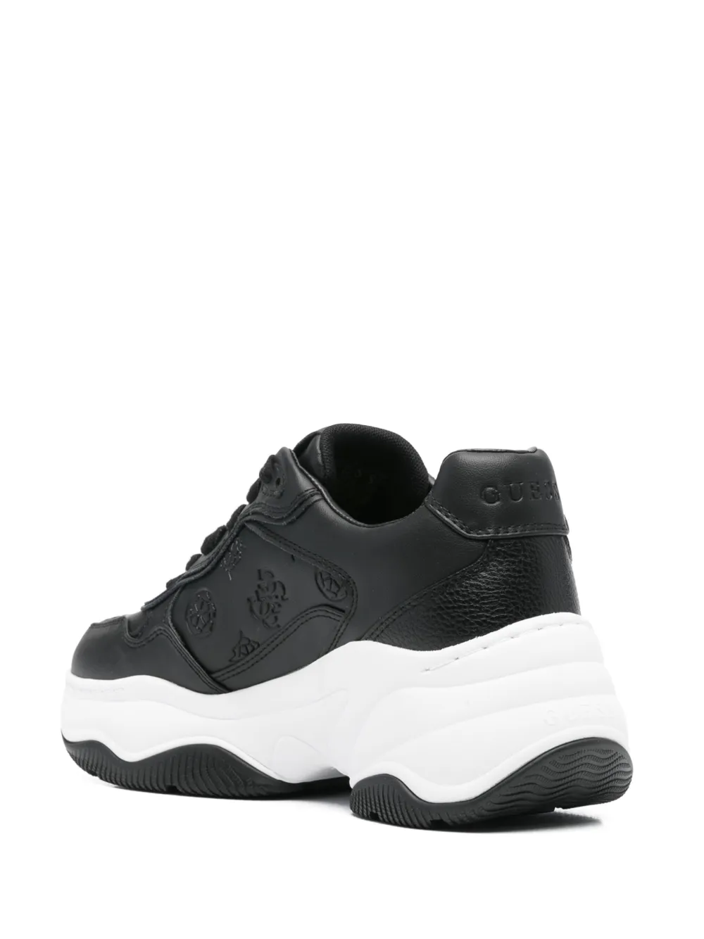 GUESS USA Happy sneakers Zwart