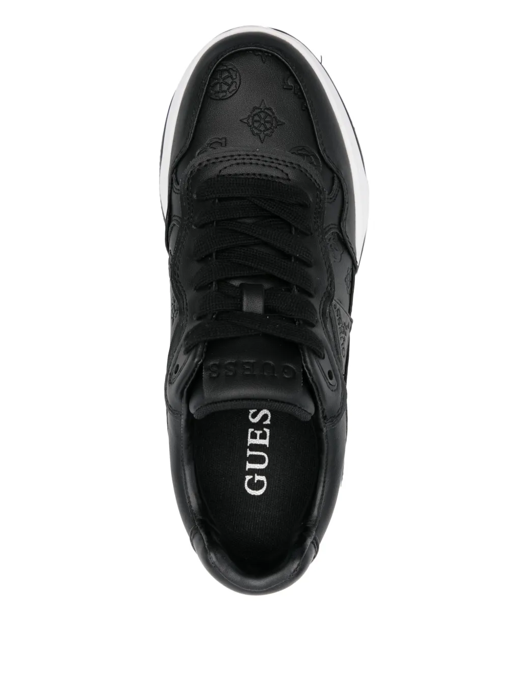 GUESS USA Happy sneakers Zwart