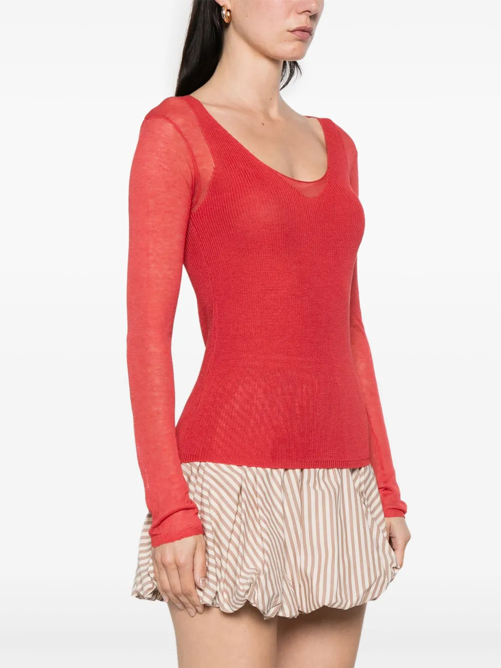 PALOMA WOOL FINE-KNIT TOP 