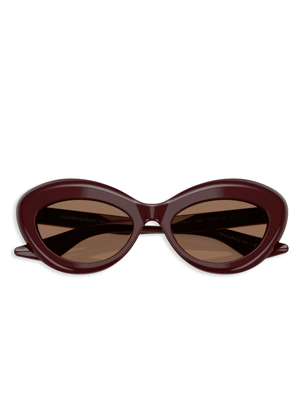 Oliver Peoples Zonnebril met cat-eye montuur Rood