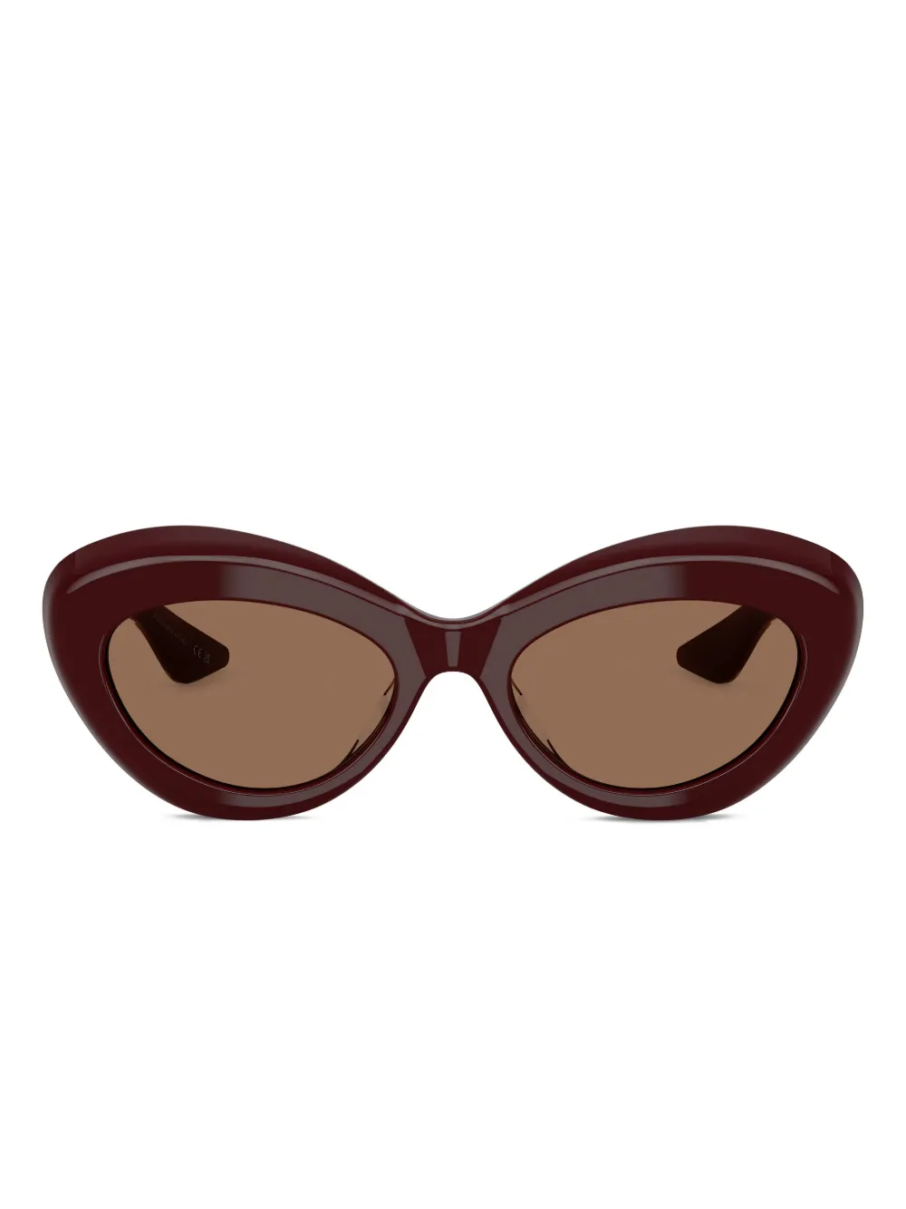 Oliver Peoples Zonnebril met cat-eye montuur Rood