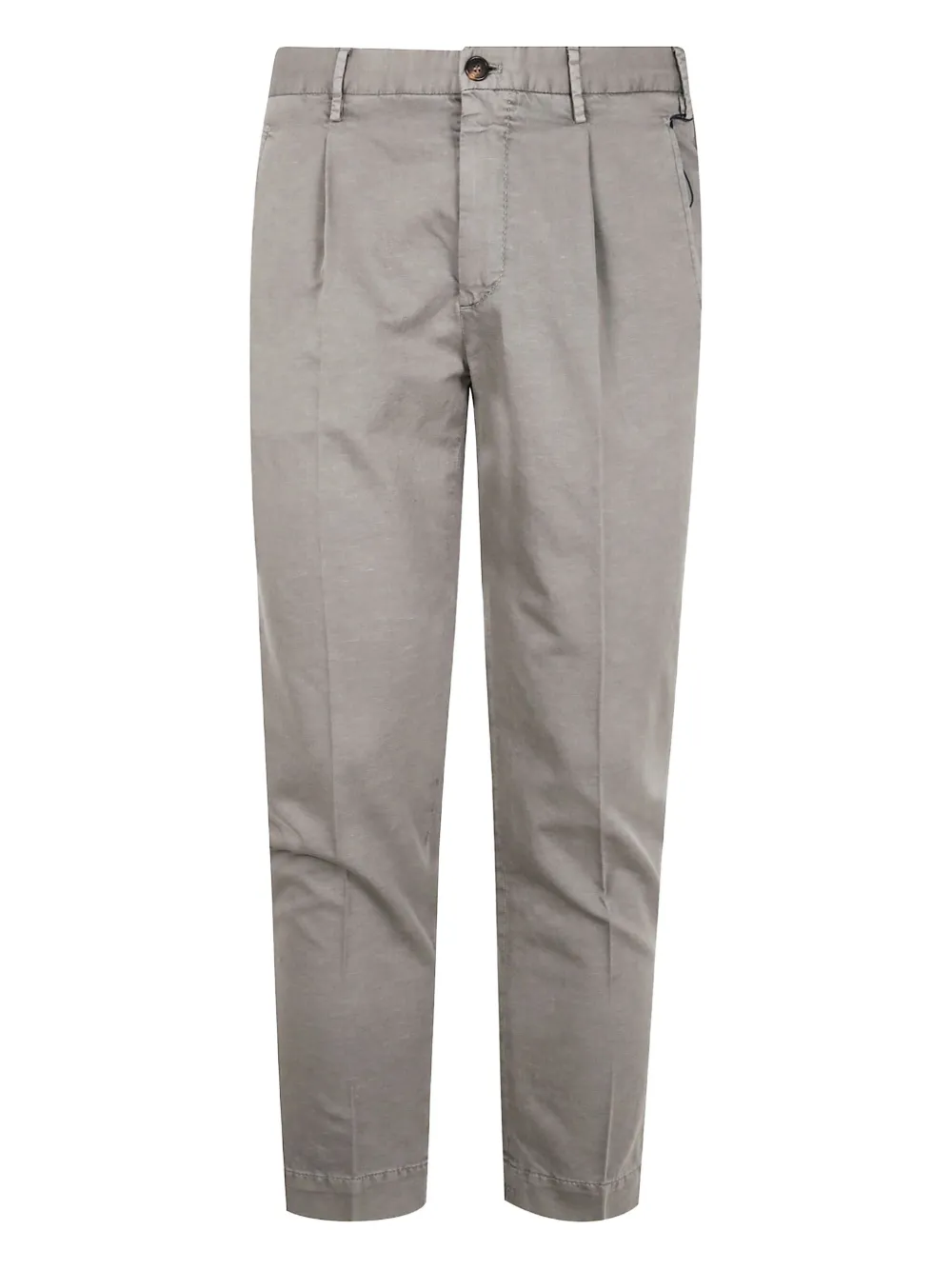 Incotex Straight broek Grijs