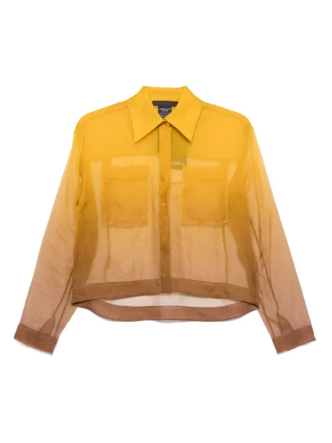 Max Mara semi-sheer shirt