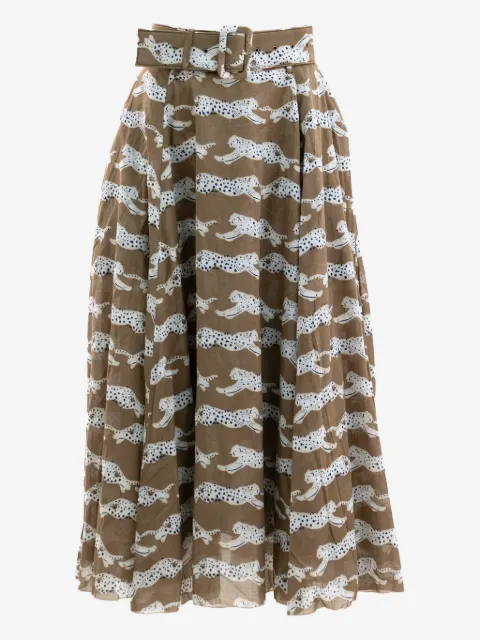 Samantha Sung cotton midi skirt