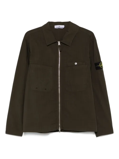 Surchemise à patch Compass - Stone Island - Modalova