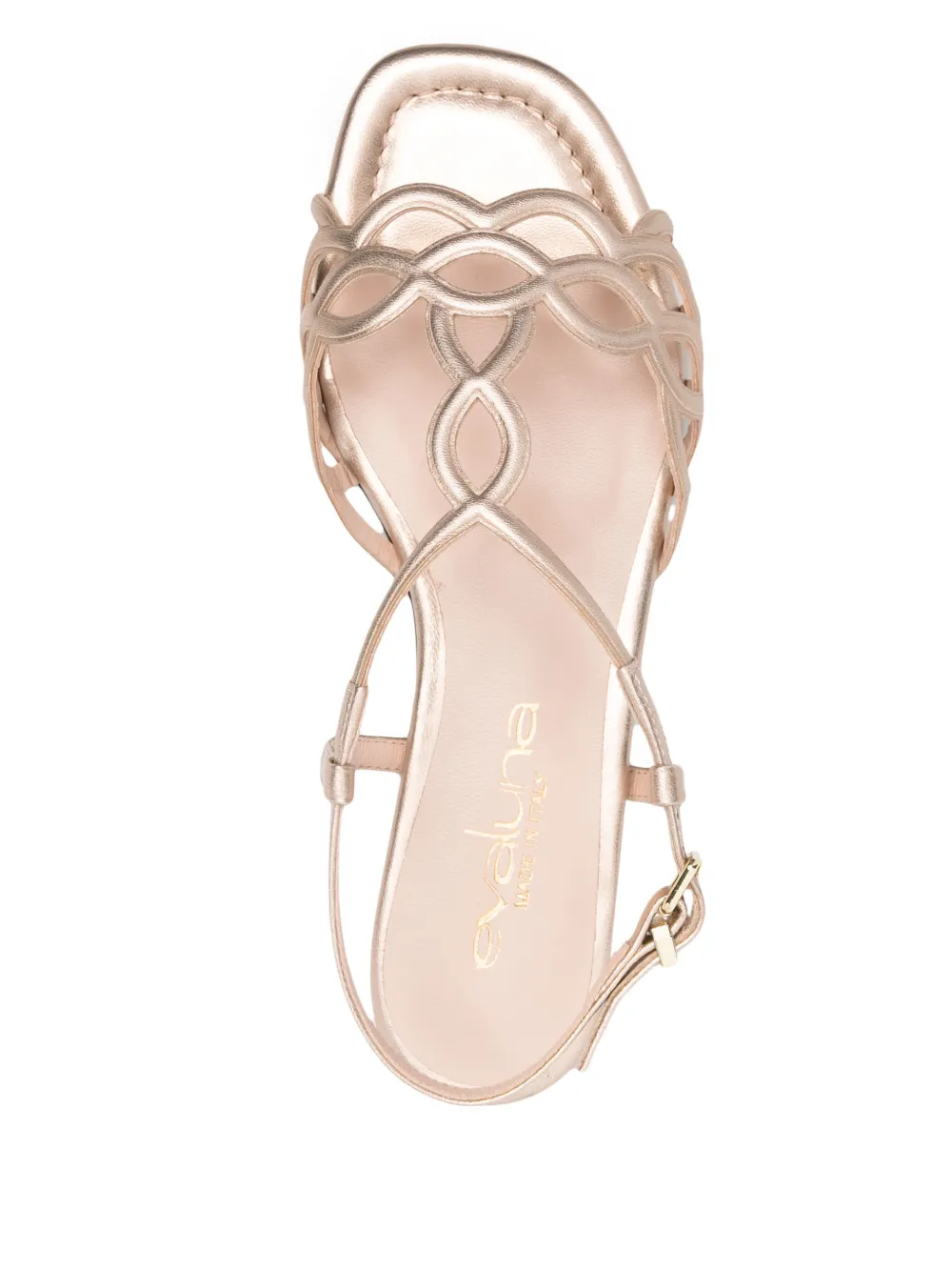 Evaluna leather sandals Gold