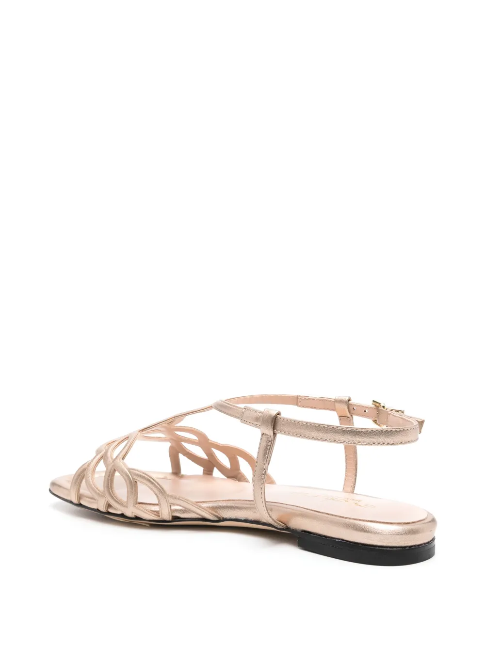 Evaluna leather sandals Gold